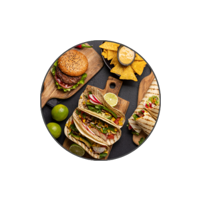 Бургери и тортили