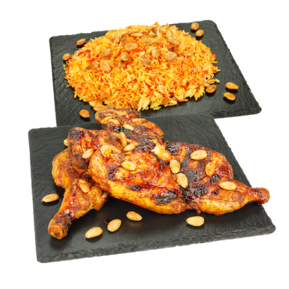 Пиле + 2 гарнитури