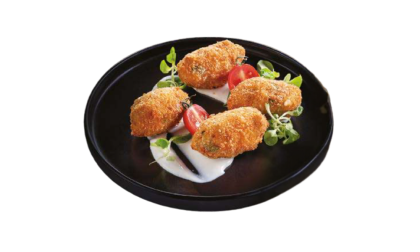 Спаначени крокети с моцарела и картофи