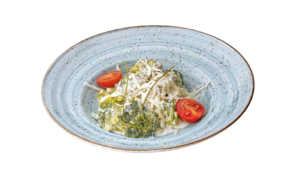 Броколи със синьо сирене