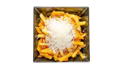 Домашни пържени картофи със сирене