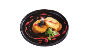 Хрупкаво козе сирене в панко трохи