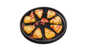 Панирани топени сиренца със сладко